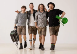 Die Band ‚Die Draufgänger‘ in Action auf der Bühne – professionelle Künstlervermittlung für Events im Emsland und bundesweit durch die MH Eventagentur.