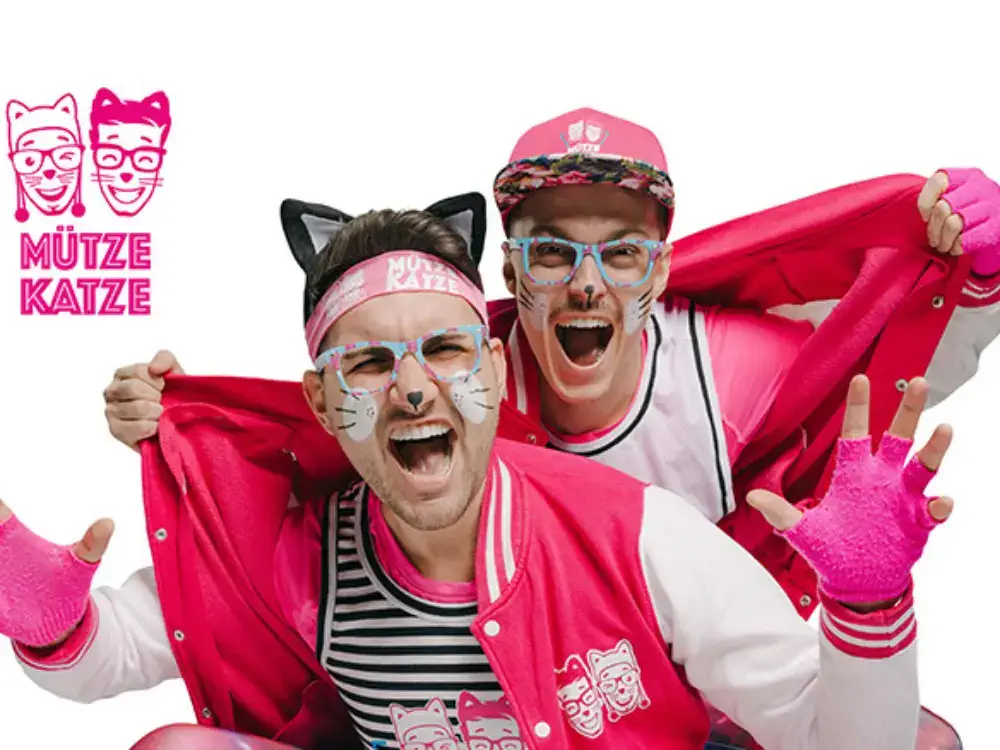 Das Mütze Katze DJ-Team buchen - live – Künstlervermittlung durch die MH Eventagentur im Emsland und bundesweit für 90er/2000er-Partys