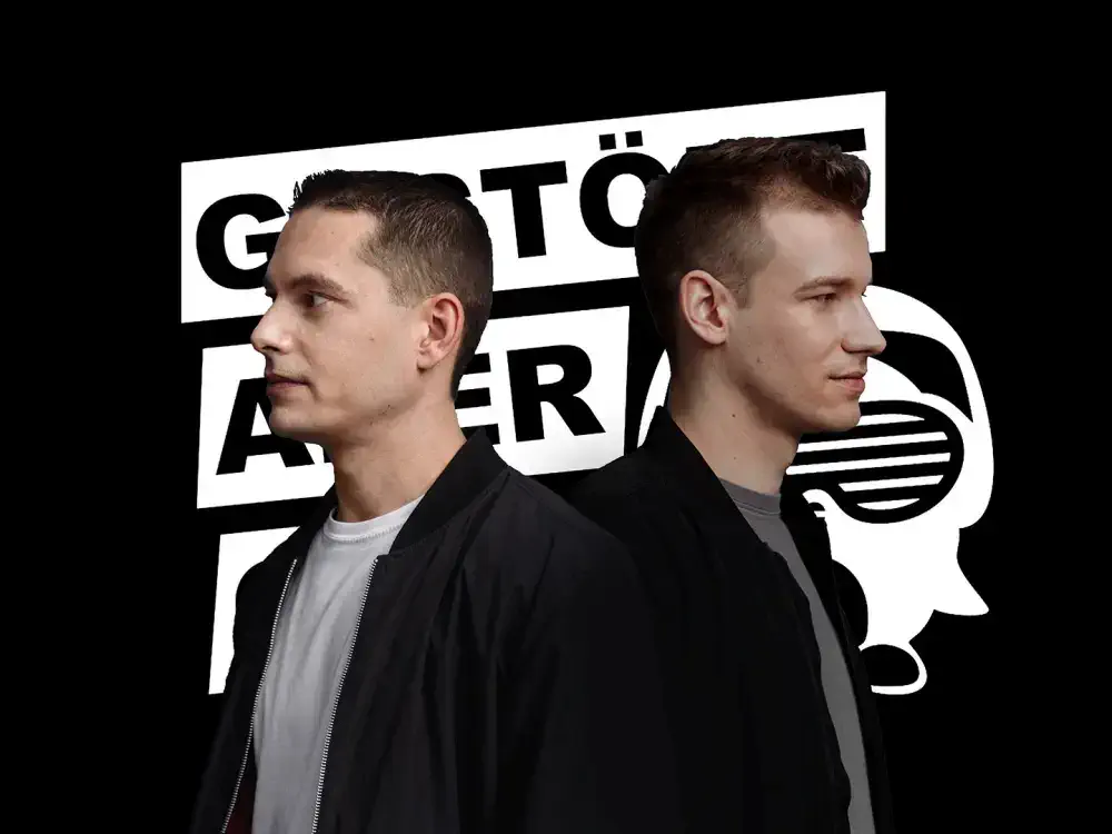 Das DJ-Duo Gestört aber GeiL auf einem offiziellen Künstlerfoto der MH Eventagentur – deiner professionellen Künstlervermittlung für Bookings im Emsland und bundesweit.