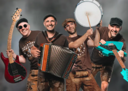 Die Partyband Saustark live auf der Bühne – jetzt buchen über MH Eventagentur, Ihre Künstlervermittlung im Emsland und bundesweit.